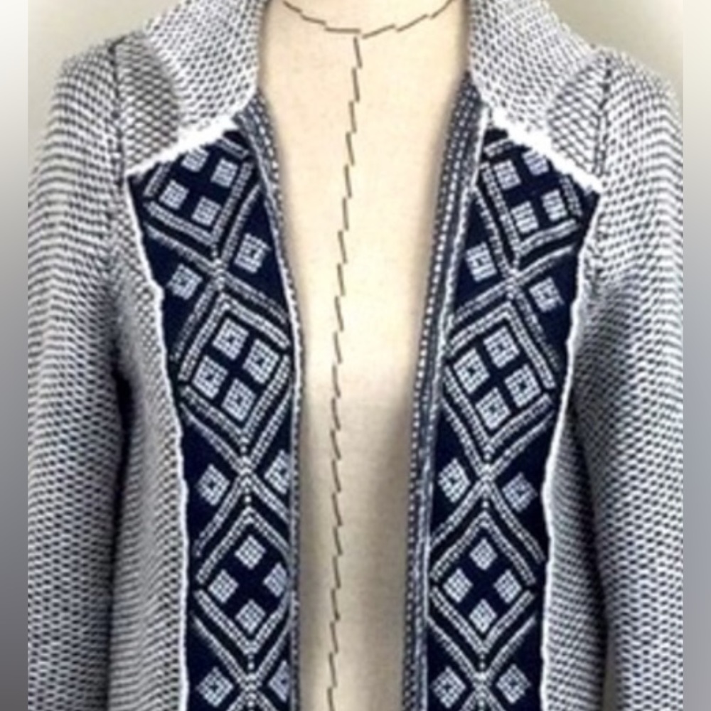 Old Navy Patterned Sweater Coat